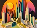 🔴SMALL CITIES #121🔴  ⭐️ 6 Editions   💵 1 $XTZ  🔗 Link below 👇🏼   #tezoscommunity #tezos