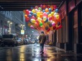 Balloon seller on a lonely night  2 $XTZ  🔗👇🏼