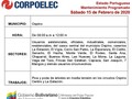 Corporlect: #Sábado15Feb #Portuguesa habitantes de los municipios Guanare y Ospino, se benefician con mejoras a efectuarse en sistema eléctrico. El Gobierno Bolivariano continúa llevando bienestar a la población.