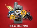 Solo por un tiempo tendremos ÚNICAMENTE el aceite Everlast Sae 4T 20W50 a la venta por UNIDAD🤪  Tiene un costo de 5$ el litro. También disponemos la caja al mayor y gran mayor🤌🏼  Contacta a nuestro equipo de servicio al cliente:   📲Números de ventas Aceites Rogil  +58 412-4814937  +58 424-4610305  📍Te esperamos en todas nuestras sucursales:  Valencia  Bejuma Puerto Cabello  Caracas  Barquisimeto Acarigua Charallave San Felipe  #moto #lubrificante #motorcycle #motor #bera #cauchos #aceite #aceitedecarro #aceitedemoto #kilometros