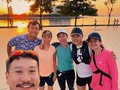 Beautiful Sunday 🌅 with the 5 a.m. running club beautiful 🏃‍♀️🏃 runners. One more week until the #PhnomPenh Half Marathon. Super excited!