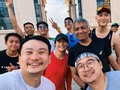 Sunday Long Run with the squad ✌️  4 weeks left until the Phnom Penh Half Marathon!