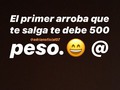 El primer arroba que te salga te debe 500 peso.😄 @