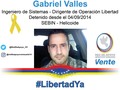 #4Jul Gabriel Valles tiene 34 meses de injusto encarcelamiento #LibertadYa