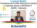 #4Jul Lorent Saleh tiene 34 meses de injusto encarcelamiento #LibertadYa