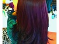 Considerando opciones... #hair #hairdry #dark #brunette #violet