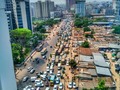 The view from my office. Dhaka city dweller spend a good portion of their time in this sort of traffic jam.  #Dhaka #Bangladesh #CityLife #traffic #cars #roads #likeforlike #like4like #PhotoOfTheDay #photo #phonography #mobilography #instadhaka #lifeindhaka