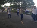 Hoy jugué, hasta que me sentí ahogado  Ahí no estoy, estaba yendo por el balón* :v