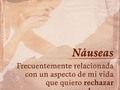 Las náuseas son esas sensaciones de malestar general que se acompañan con ganas de vomitar.  La nausea es la representación del rechazo ante una persona, una idea, una situación, cosa o emoción por la cuál se vive en rebelión, ira, miedo, disgusto, frustración o incomprensión.  Esto nos lleva a experimentar sentimientos de pena y dolor ante una realidad que queremos evitar.  Cuando el rechazo es considerado importante puede producirse el vómito como manifestación física de eso que rechazamos.  Estos síntomas nos invitan a tomar conciencia de esa realidad absorbida o de nuestro propio ser que crea el deseo de expresarlo de manera inmediata y que al no hacerlo con la palabra se manifestará por medio de las náuseas.  En el caso de los embarazos, dónde comúnmente se manifiestan las náuseas en algunas personas, es por los cambios que traerá en la vida la llegada de ese bebé y que aún cuestan ser aceptados.  Pero es por los cambios, no por el bebé 😃  Espero tus comentarios y que el contenido compartido ayude a crear más conciencia a los eventos o cambios experimentados en tu presente.  #lenguajeInadvertido #biodescodificacion #emociones #nausea #vomito #pnl  #coach