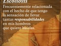 La escoliosis es la sensación de llevar en nuestros hombros una carga muy pesada que sobrepasa cualquier esperanza de realización, viviendo en impotencia y desesperación.  Las responsabilidades dan miedo y nos volvemos indecisos en la orientación que debemos tomar.  Bloqueamos nuestra energía de nuestra identidad al considerar que la vida y las responsabilidades son enormes.  Esto nos puede llevar a compararnos con otros y tener la impresión que son mejores que nosotros.  Esta autodesvalorización se manifestará en una #escoliosis ante un deseo de huir de una situación, alguien o de nosotros mismos.  Para revisar la representación correspondiente a la escoliosis presentada en la zona alta, media o baja, así como las diferentes vértebras afectadas y sus órganos relacionados, te invito a buscar en mis publicaciones o en mi cuenta alterna @elorigenemocional el contenido referido.  Y por supuesto, invitarte a tomar conciencia de aprender a vivir en armonía con tu día a día y lo que te rodea comprendiendo que cuentas con la fuerza y capacidad para responder a los retos que la vida te coloca.  #lenguajeinadvertido #biodescodificacion #pnl #psiconeuroinmunología #gestionemocional #emociones