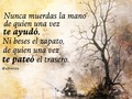 Hay dos personas que no debes olvidar cuando sales de un pozo profundo:  Quien te tendió la mano para salir de él y quien que te empujó para que cayeras.  Pocos se van dando cuenta que es innecesario sentir odio o rencor por quienes alguna vez intentaron hacerles daño, incluso por aquellos que lo siguen intentando; al contrario, sienten agradecimiento porque todo acontecimiento tiene un para qué y la adversidad deja una lección.  Agradezco a quienes me empujaron y también a quiénes me han apoyado a salir porque definitivamente no lo veo como fracaso sino como aprendizaje de vida para ir construyendo la mejor versión de mi mismo.  #AsideSimple