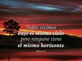 A pesar de que la sociedad nos va obligando a vivir como multitud, cada quien nació como individuo y aunque parecemos iguales, todos somos distintos.  Caminante son tus huellas las que hacen el camino y nada más... podemos caminar bajo el mismo cielo pero cada quien lo hace a su manera, a su estilo, a su tiempo y en su espacio; ni pueden compararte ni te puedes comparar, mucho menos permitir que alguien recorra tu camino ni tu recorrer el camino de los demás.  Si no vas, no llegas. Si no empiezas, no acabas. Si no eres, no estas. Fluye con cualquier cosa que ocurra y acepta lo que estas haciendo.  #AsideSimple