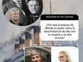 Cierro con esto para explicar la duda más repetida.  Si observan bien el rostro de Stockton, esposo de Wendy, podrán notar similitudes en sus rasgos regidos por la MorphoPsicologia con los Tatarabuelos de ella.  Cuando elegimos a una pareja lo que nos atrae de ella son los rasgos y temperamentos así como historias similares a las nuestras de nuestros padres y de quiénes venimos por descendencia con la finalidad de poner orden en el sistema.  Ida (tatarabuela) tuvo 7 hijos, es decir que su hija (Bisabuela) cuando estaba en su vientre ya llevaba en sus óvulos el que a su abuela fecundaría. Esto es ciencia.  Por lo tanto, el impacto emocional de la muerte trágica de su madre (Ida) queda registrado en su memoria celular trasladada a la abuela de Wendy. Esto es Epigenetica.  Como la abuela lleva entonces la memoria celular del impactó emocional de su madre, y que además estuvo en su óvulo durante la gestación de ésta en el vientre de Ida, también tiene información de su vida.  La abuela al embarazarse lleva entonces en su vientre a la mamá de Wendy y el óvulo que fecundará después a Wendy.  Abeja 🐝 + flor 🌸 nace Wendy  Ahora mira ésto, los conflictos y patrones saltan una generación, de la Tatarabuela a la abuela y de la abuela a Wendy 🤯  ¿Ves porque se sintió atraída por Stockton?  En el Titanic murieron millonarios que estaban en contra de la firma de un decreto de reservas federales que harían más millonarios a una élite.  En el Titán murieron millonarios que lograron avances importantes que afectaban los intereses de millonarios de la élite.  Y si de firma se trata, Stockton es descendiente de Richard Stockton y Benjamin Rush dos de los firmantes de la firma de la independencia de los Estados Unidos.  ¿Por qué el ciclo lo cierra muriendo él y no ella?  Porque Stockton es el gemelo de los Tatarabuelos por rasgos, fechas de nacimiento y muertes; porque viajo al igual que ellos con millonarios a pesar de las advertencias de fallas en el casco como sucedió con el barco.  Era el hombre el que debía encontrarse con su mujer, en la lápida fue decretado y Wendy atrajo al sistema a un millonario con quién conformó una empresa, e intereses de firma por herencia.  FIN