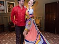El y yo ❤️ En el salón Jimmy Ángel de @campamentocanaima   Que la vida siempre tenga alegría y color!!! 🌈☀️✨🌏⭐️💥  El segundo día de color!!!!   Foto @dougolivares   @giovanniscutarodesigner  @iccamisas  @calzadoezio  @nellycarrilloarte  @nevadomakeup
