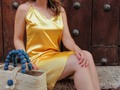 Shine bright💛 Pedidos: 3014435475 . . . #outfitoftheday #slipdress  #vestidos #loungewear #summervibes #gold