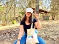 Con las rodillas sucias, pero feliz porque estaba en la naturaleza 🐿  #Mang #Nature