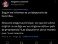 Y ella sigue atacando el medicamento  ¡LA DUDA LA GENERO ELLA! El pique de que le quitaron el negocio.