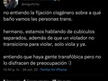 Que manda a decir el mecánico aborigen Australiano.  Que hagan baños solo para viol4dores 🤡