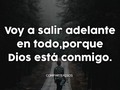 Voy al salir adelante en todo porque Dios esta conmigo 🙌🏻 . . : : #diosesamor #todosjuntos #somosfamilia