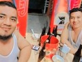 Con el amigo Neto.