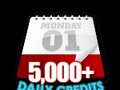 Just added a gorgeous new 5,000 Credits in a Day badge to my #Flirt4Free collection!