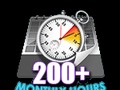 This stunning 200 Hours Online in a Month #Flirt4Free badge looks great in my collection!