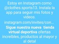 Sígueme es esta nueva cuenta donde encontrarás nuestra ropa deportiva @clothes.sports13