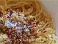 Chili flakes are one of just three flavors in this Italian dish. #dinner #recipe