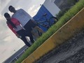 El caballero de las rutas o mejor conocido como Mario Cimarro 😃😂 Paseo del día de hoy.. #AeropuertoAcarigua #AlysFalcon
