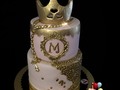 #christeningcake ⛪️👧🏻🙏🏻 #mia 💕 @mhq93 #gold #pink #baptism #vanillacake #amscake #orlando A&Ms Cakes 🎂🎉contáctanos para tu celebración ideal! 🍭🍦🍨🍧🍰 Elaboramos todo tipo de pastel 🎂 mini dulces, galletas, shots, candy bar y mucho mas ... 🇺🇸We make cakes specially designed for any ocassion: birthday party's, weddings, holidays and more...