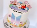 ✨For the fans of BTS✨the best band of the moment😝we adapt to the theme you want🤍 .  . .  .  #btscake #btscakedesign #aestheticcake #aestheticcakes #birthdaycake #birthday #cakeart #customcakes #cakedesign #buttercreamcake #buttecreamtexture #cakeamazing #cakelover #cakeoftheday #cakecakecake #cakeinspiration #cakeideas #cakestagram #cakesmash #cakeartist #cakespersonalizados #vanillacake #chocolatecake #colorscake #cumpleañerafeliz #viralcake #amscake #orlando #orlandoflorida