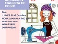 Muselina anuncia Seminario iniciación máquina de coser Día: 31 de octubre Hora: 2:00 am a 5:00 pm  Reservar cupo a través de Whatsapp  📱 04141406208  Aprenderás:  Enhebrar la máquina Llenar bobina  Realizar costura recta zigzag y francesa  Pegar: cierre, sesgo y elástico  Hacer ojal  Y muchos tips de costura   Tienes tu máquina y no sabes utilizarla, este es tu comienzo, reserva hoy .  Clases personalizadas  #aprendeyemprende #costura #abcdelamaquina #yoaprendo #hazlotumisma #cursosdecostura #corteyconfeccion #merceriasencaracas
