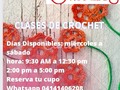 Muselina anuncia a su distinguida clientela que puedes comprar tu curso de crochet este 2022 y comienzas en enero 2023 aprovecha el descuento ...  Para información puedes contactarnos  a través de Whatsapp  📱 04141406208   🧶 Tejer es la mejor terapia   #tejeresterapia #clasesdecrochet #muselina #crochet #tejer #aprende