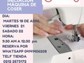 Muselina anuncia Seminario de iniciación máquina de coser. Día: Martes 18 de Abril  Viernes 21  Sábado 22  Escoje el día que se ajuste a tu horario  ( Es una sola clase)  Horarios:  9:30 AM a 12:30 pm   Aprenderás: Enhebrar la máquina Llenar bobina Realizar: costura recta zigzag y francesa Pegar: cierre, sesgo y elástico Hacer ojal Conocer todas las puntadas de tu máquina.  Reserva tu cupo por Whatsapp  📱 04141406208  ☎️ Telf tienda 0212 2573172  #abcdelamaquina #costura #costurerasvenezuela #corteyconfeccion #corteycostura #hazlotumisma #aprendeyemprende #merceriasencaracas  #acoser #ilovecoser #merceriasencaracas #mercerias