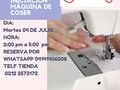 Muselina anuncia cupos disponibles Seminario de iniciación máquina de coser. lunes 19 de Junio Hora:  9:30 AM a 12:30 pm   Aprenderás: Enhebrar la máquina Llenar bobina Realizar: costura recta zigzag y francesa Pegar: cierre, sesgo y elástico Hacer ojal Conocer todas las puntadas de tu máquina.  Reserva tu cupo por Whatsapp  📱 04141406208  ☎️ Telf tienda 0212 2573172  #abcdelamaquina #costura #costurerasvenezuela #corteyconfeccion #corteycostura #hazlotumisma #aprendeyemprende #merceriasencaracas  #acoser #ilovecoser #merceriasencaracas #mercerias