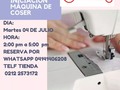Muselina anuncia cupos disponibles Seminario de iniciación máquina de coser. lunes 19 de Junio Hora:  9:30 AM a 12:30 pm   Aprenderás: Enhebrar la máquina Llenar bobina Realizar: costura recta zigzag y francesa Pegar: cierre, sesgo y elástico Hacer ojal Conocer todas las puntadas de tu máquina.  Reserva tu cupo por Whatsapp  📱 04141406208  ☎️ Telf tienda 0212 2573172  #abcdelamaquina #costura #costurerasvenezuela #corteyconfeccion #corteycostura #hazlotumisma #aprendeyemprende #merceriasencaracas  #acoser #ilovecoser #merceriasencaracas #mercerias
