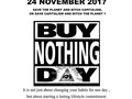 May try this every Friday from the 24th through the end of the year - as an experiment in minimizing materialism. #buynothingday #blackfriday