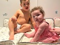 Took the babies swimming - Savannah loved it 🥰