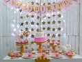 Cuando de una ocasión especial se trata, no necesitas un gran espacio, solo con mucho cariño y detalles que encantan, preparamos en un rincón de tu casa una pequeña mesa, para hacer de esa celebración un recuerdo muy especial 👸🏽👑