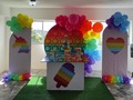 Un motivo tan divertido y alegre como la cumpleañera.  Colores alegres y vibrantes fueron la inspiración para realizar esta decoración, que les parece???  #decoracion #decoracionesdefiestas #decoracionmesaprincipal #fiestasinfantiles #mesaprincipal #mesaparaniños #decorefesta #decor #celebrabonito #celebraciones #popitparty #figettoys #popit #hechoconamor #instafoto #anascakesve