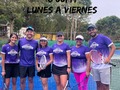SOLO POR VERANO!!! De lunes a viernes de 6:00pm a 7:00pm. Empieza tus clases de tenis con nosotros. Escríbenos al DM. Empezamos en julio.