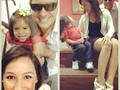 @rosmaurysuarez @valeriapinal Fotos con la nueva baby top model Alanny Camila... en la segunda, no quiso niños en la foto