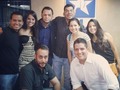 Gracias a @elmegafono y @epaleneo por acompañarnos en nuestra #nochedecomedia en @tresyuno941 por @941lafm hoy presentan el #StandUpBQTO en @sportbarstadium con @imiproducciones