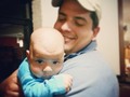 Conociendo a mi muñeco pelón #AdrianDavid #sobrino adorado