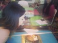 En #Merida celebrando el cumpleaños de @malalea67 con la torta de @frescosaludable
