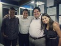 Junto al gordo @NapoleonRivero y el pana @nestorjmora en @tresyuno941 con @freiddyo salgo con los ojos cerrados pero la pasamos fino en esta noche de comedia