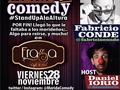 #Merida estamos listos para el #StandUp #Comedy mañana viernes en @fragacafe Cc Pie De Monte presentando a @fabricioconde76 y el Host @Danieliorio  Cortesía de @elrinconburger y @magdalenascakes  Info @angel_lopeztv 04245924990 y @velasquezfrank69 0414-7090716  #VENEUELA #Comedia #StandupAlaAltura #show #envivo