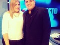 Junto a mi colega querida @francyshurtador trabajando este 26/12 bien temprano! que gusto y honor compartir contigo importantes espacios mañaneros! #Gratitud un fuerte abrazo!