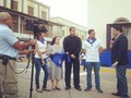 Hoy en la cobertura continua desde #SantaRosa conversando con la Pastoral Juvenil #DivinaPastora 2015