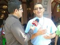 #ElCaminodelaFe @promartv padre Alexander Nieves después de la misa de los medios de comunicación #SantaRosa #DivinaPastora